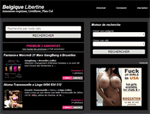 Tablet Screenshot of belgiquelibertine.com